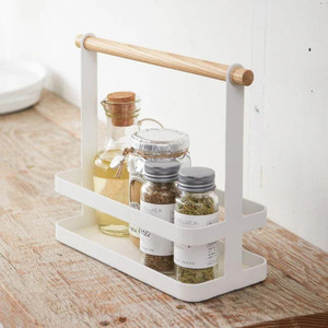 Estante de almacenamiento de especias de vidrio transparente elegante - Product Image 1