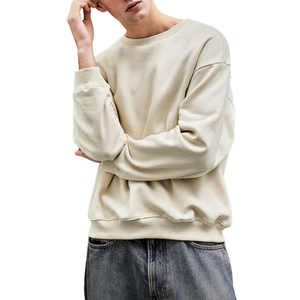 Unisex 100% algodón poliéster Polar polar con capucha cuello calle estilo pulóver logotipo personalizado media cremallera sudadera para teñido liso - Product Image 6