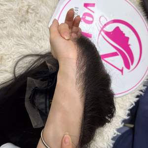 Perruques de cheveux humains vierges 100% avec dentelle transparente os partie centrale droite - Product Image 5