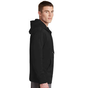 Top Quality Men Regular Fit Heavyweight Cotton <b>Zip</b> <b>up</b> Thermal Hoodie for Men Custom Embroidery Logo Hoodie - Product Image 6