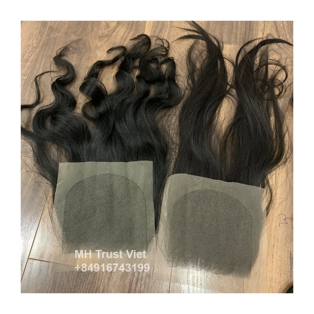 Cabelo cru vietnamita de alta qualidade, cabelo 100% natural preto, produto de venda quente da MH Trust