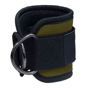 Sangles de cheville réglables de qualité supérieure, fabriquées sur mesure, avec boucle en D imperméable, pour la musculation, la musculation, la protection rembourrée - Product Image 1