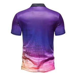 เสื้อโปโลแบบกำหนดเอง ขายส่ง ผู้ผลิต OEM ผู้จัดจำหน่าย เสื้อผ้าบุรุษแบบซับลิเมชั่น - Product Image 2