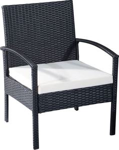 Modern Outdoor Furniture <b>Garden</b> Rattan Wicker Steel Frame Set 4 PCS with Polyester Cushion Handmade in Vietnam for Hotel Villa - Product Image 5