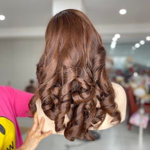 Cabello vietnamita Precio al por mayor 100% Cabello crudo Cabello humano sin procesar Pelucas de color marrón hinchable 2025 - Product Image 3