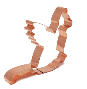 ที่ตัดคุกกี้ทองแดงรูปนางฟ้าแมวพร้อมปีกเครื่องมือทำขนมอบงานหัตถกรรมเครื่องตัดคุกกี้ทองแดงแบบแข็งออกแบบได้ตามต้องการ - Product Image 1