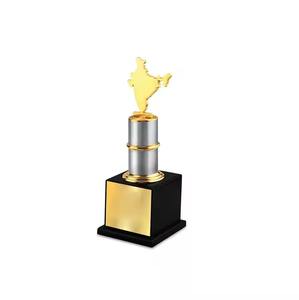 Premio de trofeo de mapa indio personalizado de suministro directo de fábrica para eventos corporativos o funciones gubernamentales Uso disponible en venta - Product Image 3