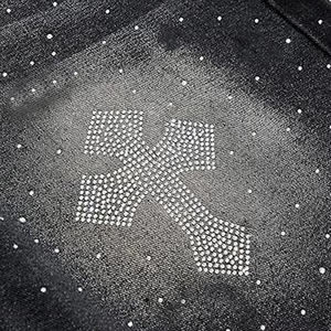 Short en jean droit vintage avec strass personnalisé pour hommes, design unique, mi design, denim mariné, style de rue, design unique. - Product Image 6