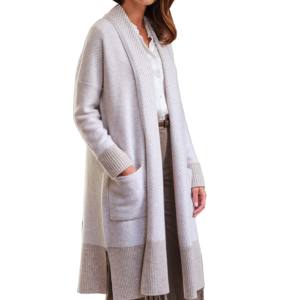 2026 High Quality Solid Breathable <b>Wool</b> Bomber Jacket Wholesale Double Long Trench Luxury Winter Warm Female Long Sleeve Jackets - Product Image 5