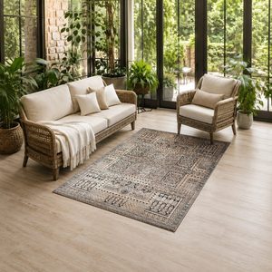 <b>RUGS</b> DEPOT LXDP-0714 Wholesale Terracotta Gold Traditional Oriental Digital Printed Machine Washable Chenille Area <b>Rug</b> <b>Non</b> <b>Slip</b> - Product Image 6