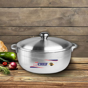 Ensemble de four hollandais Premium 36 cm capacité 14.2L/15 QT Marmites à soupe couvercle classique gaz alliage d'aluminium calibre lourd allant au four - Product Image 2