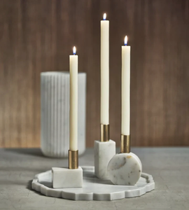 Nordic Luxury Black Marble Candlestick Holder Modern Handmade Customized Shape for Christmas Solid New Luxury Candle Holders - Product Image 6