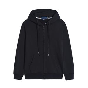 Sweats à capuche zippés personnalisés pour hommes Sweat-shirt à capuche respirant confortable 100% coton polaire surdimensionné Slim Fit Sweats à capuche zippés personnalisés - Product Image 3