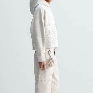 Nouvelle conception, best-seller, sweats à capuche pour hommes, coupe ample, faible MOQ, vente en gros, sweats à capuche basiques pour hommes, coton mélangé, coupe ample, pour la vente en ligne - Product Image 5