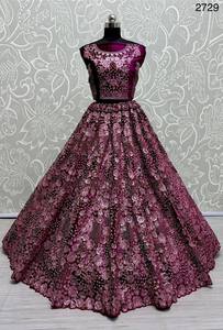 Designer Lehenga Choli With <b>Sequins</b> & Thread work - Product Image 2