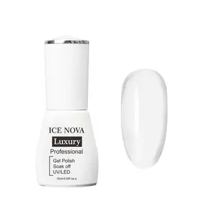 ICE NOVA Rubber Top Coat No Wipe Long Lasting For 21+ Days With Perfect Shine Accept OEM/ODM Service