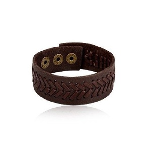 Venta caliente Pulseras de cuero retro para hombres Joyería transfronteriza tejida a mano con suministro al por mayor de fabricante directo de diamantes - Product Image 3