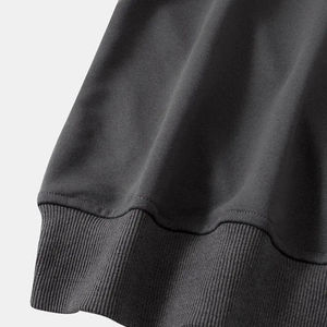 2025 gros hommes sweats meilleur tissu coton mélangé personnalisé sweat-shirt uni personnalisé hommes sweat-shirt vêtements - Product Image 4