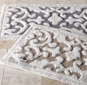 Tapis de bain Boho de luxe Tapis de bain design à séchage rapide Tapis de bain personnalisés en coton fabriqué à la machine pour les salles de bain vente en gros - Product Image 6