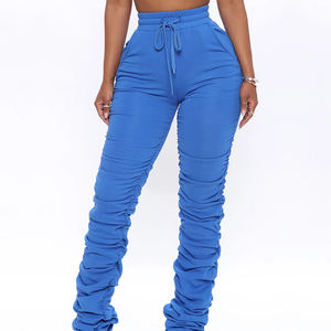 กางเกงจ็อกเกอร์ผู้หญิงเอวกลางกางเกงโยคะฟิตเนสเอวยาวมาใหม่ - Product Image 1