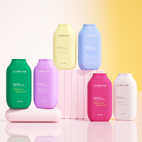 Bouteilles en plastique PP à presser personnalisées de 100 ml, 200 ml, 400 ml avec bouchon à clapet pour l'emballage de shampoing, lotion corporelle, gel douche, après-shampoing