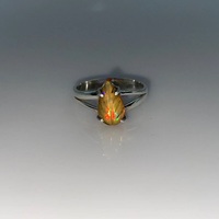 Bague HAYAAT de qualité supérieure pour homme, vintage, plaquée zinc noir, ajustable, avec améthyste éthiopienne naturelle, sertie en forme de cœur pour les amoureux