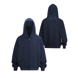 Sudadera con Capucha y Estampado Personalizado para Hombre, 100% Algodón, Impresión Puff, Corte Regular, Temporada Otoño, Tallas XS-6XL, Diseño de Puntos, Ecológica - Product Image 2