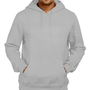 Unisex Light <b>Grey</b> Fleece Tracksuit Set <b>Hoodie</b> Jogger Two Piece Blank Sweatsuit Custom Logo Streetwear Warm Winter Outfit OEM - Product Image 6