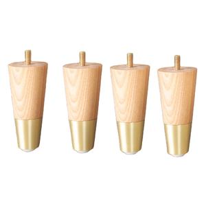 Fabricante OEM ODM de Patas de Muebles de Madera Maciza para Sofá, Silla y Gabinete, Diseño Moderno de Fábrica al por Mayor - Product Image 6