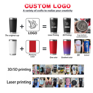 Mug de voyage isotherme en acier inoxydable à double paroi de 20 oz, gravé au laser avec logo personnalisé, couvercle sans BPA et paille, cadeau d'entreprise, gobelet à café - Product Image 2