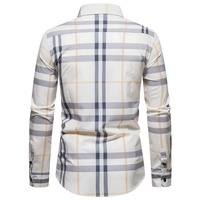 Chemise décontractée à manches longues en tricot Terry pour homme, coupe classique, séchage rapide, boutonnée
