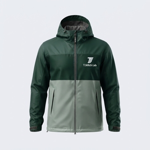Custom Logo Best Quality Plus Size Winter Waterproof Breathable Men's Windbreaker <b>Jacket</b> Quick Dry Solid Colors Lightweight - Product Image 2