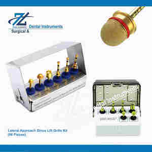 Kit de Brocas para Elevación de Seno Lateral, 6 Piezas, Herramientas Quirúrgicas Manuales de Metal, Certificación CE Clase I para Cirugía de Implantes Dentales 1 - Product Image 2