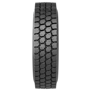 Pneus de camion directionnels 11R22.5, radiaux premium 16PR, bande de roulement lisse pour une maniabilité excellente et un usure uniforme |   Pneus de traction 11r22.5 - Product Image 5