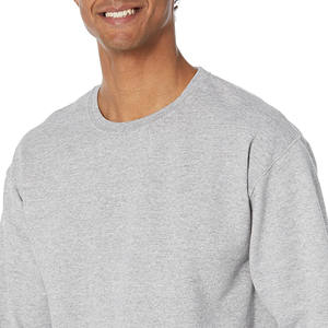 Logo personnalisé coton plaine col rond sweat à capuche pour hommes de base coton mélangé vêtements mode pull beaucoup de couleurs - Product Image 2