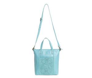 Bolso de mano de cuero genuino de vaquero con herramientas a mano, bolsos de hombro occidentales de diseño bohemio para mujer de calidad Premium, vaquera de lona hecha a mano - Product Image 2