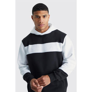 Conjunto de chándal con capucha de lana y algodón para hombre personalizado ropa deportiva para gimnasio invierno ecológica - Product Image 3