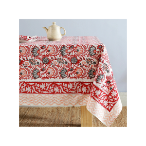 Personalized Cotton <b>Table</b> Cloth 70x70 Inches GOTS Certified Embroidered 200 GSM Eco Soft Finish India OEM Friendly Export - Product Image 4