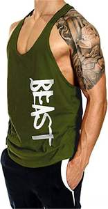 Débardeurs de sport personnalisés pour hommes, 100% polyester, séchage rapide, col en V, fabriqués sur mesure, fournisseur pakistanais - Product Image 4