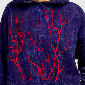 เสื้อมีฮู้ดบุขนแกะแบบรูดซิปครึ่งแขนมีกระเป๋าสำหรับผู้หญิง-ดีไซน์สะพายไหล่สำหรับฤดูหนาวแนวสตรีท - Product Image 6