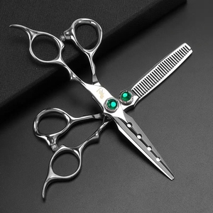 Ciseaux de coiffure de salon en acier inoxydable de haute qualité, lames tranchantes, poignée ergonomique, ciseaux de coiffeur et de styliste - Product Image 1