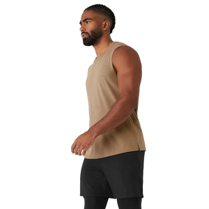 High Street Outer Washed Tank Top Hombres Lavado Vintage Camiseta Chaleco Sin mangas Street wear Hipster Tank Top con precio barato - Product Image 5