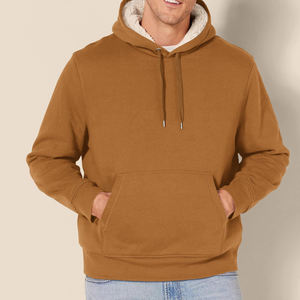 Sweat à capuche personnalisé pour homme, manches longues, en molleton de coton, sweat à capuche uni personnalisé avec votre logo - Product Image 6