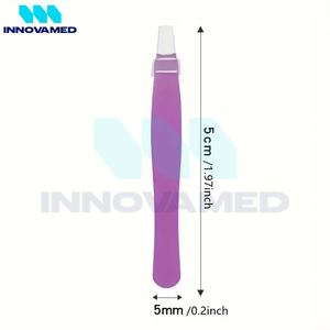 แหนบคิ้วสแตนเลสแบบเอียงสองด้านสำหรับกำจัดขน - Product Image 4