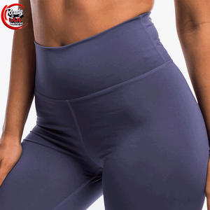 <b>High</b> Quality Women's Satin Yoga <b>Leggings</b> Sustainable and Stretchy with Customizable Logo at <b>Waist</b> - Product Image 3