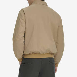 Chaqueta Bomber para Hombre, Cuello Alto, Primavera, Casual, Tela Gruesa de Lona, Chaqueta Acolchada Personalizada, Chaqueta Bomber Impermeable, Venta al Por Mayor, MOQ Bajo - Product Image 2