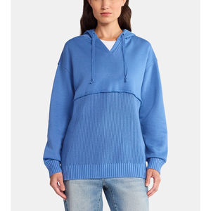 Sweat à capuche en polaire chaud pour femmes Pull élégant Sweat-shirt décontracté à capuche pour femmes Fabrication personnalisée directe d'usine - Product Image 2