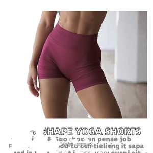 Shorts Reversibles Sólidos con Efecto Levanta Glúteos para Mujer, 4.5 Pulgadas, Cintura Alta, Elásticos para Yoga y Entrenamiento - Product Image 4