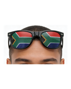 Unisex Fashionable South African Flag <b>Mirrored</b> <b>Plastic</b> Sunglasses Sports Novelty Shades Gift National Souvenir - Product Image 4