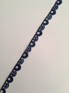 Bordure en dentelle de polyester GPO de couleur noire pour les offres de robes en gros - Product Image 3